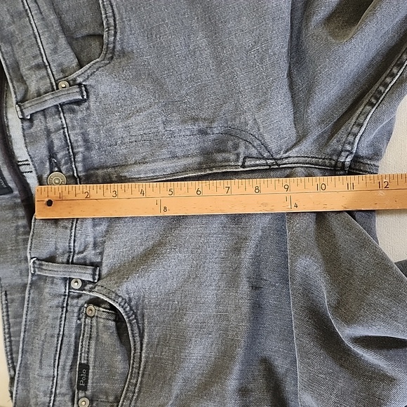 Polo Ralph Lauren Men's, Dark Gray, Straight Leg, Denim Pants, Size 36", 32" - Picture 14 of 16